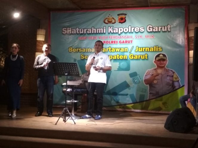 
 Kapolres Garut Polda Jabar Jalin Silaturahmi Dengan Wartawan Kabupaten Garut