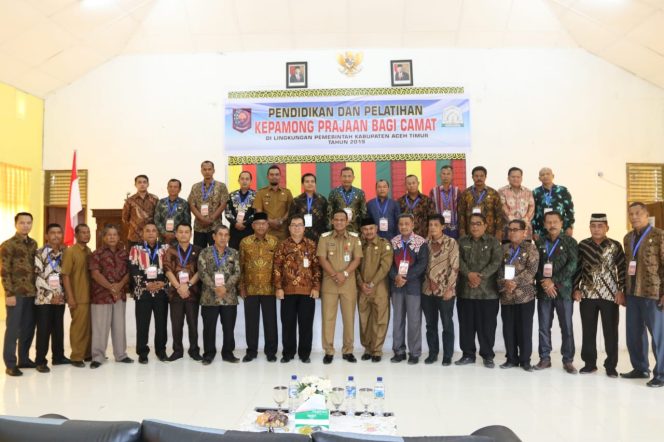 
 Camat Se Aceh Timur Ikut Diklat Kepamongprajaan