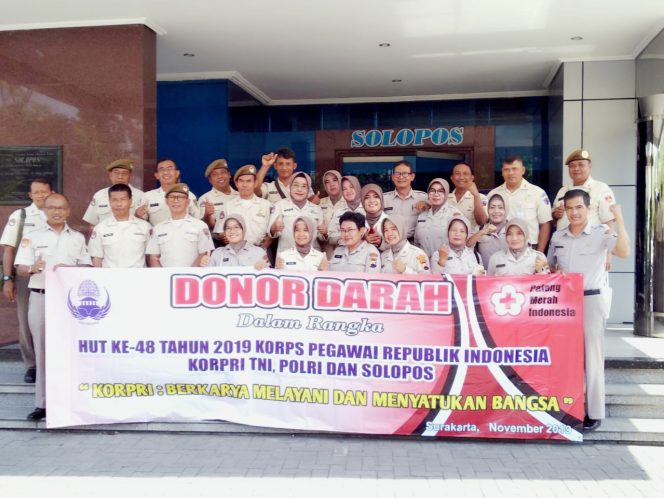 
 Sebagai Bentuk Kepedulian Korpri Selenggarakan Donor Darah