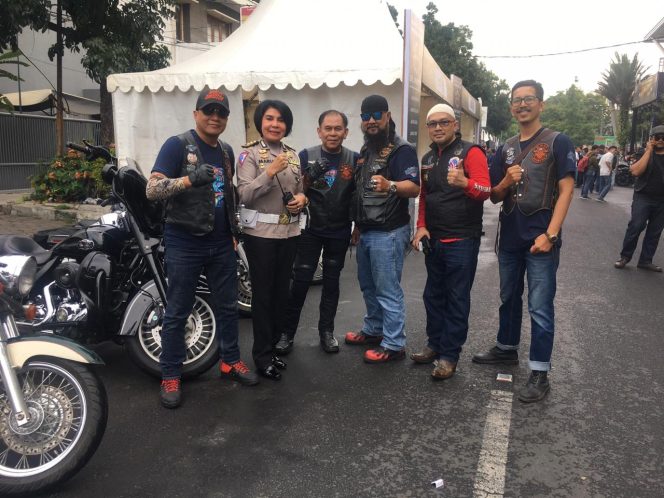 
 Personel Dit Lantas Polda Jabar Hadiri Acara Rakerda HDCI Dan Event Bandung Bike Vaganza (BBV)