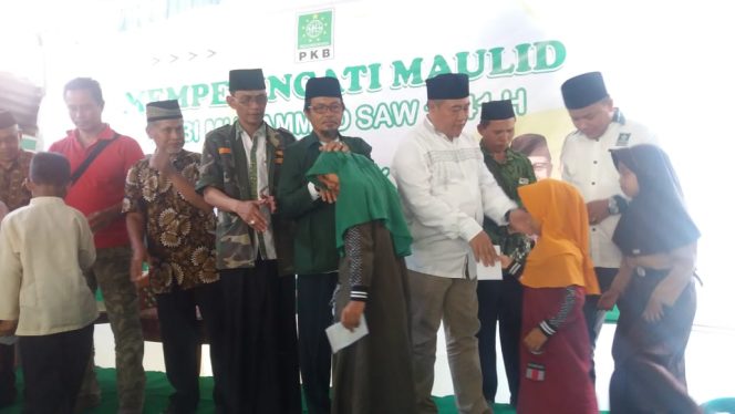 
 DPC Partai PKB Pangandaran Gelar Maulid Nabi dan Santunan Yatim