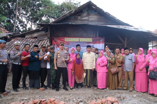 
 Program Bina Bantuan Bedah Rumah Polres Subang Polda Jabar