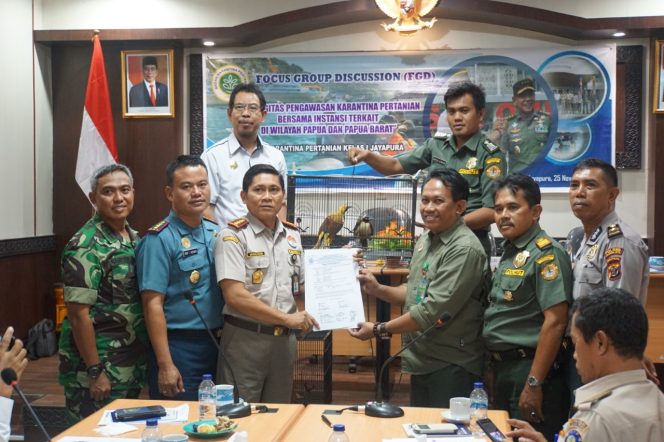 
 Tingkatkan Sinergitas Pengawasan Karantina, Dansatrol Lantamal X Menjadi Nara Sumber FGD