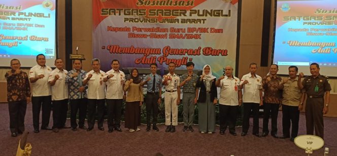 
 KCD Xlll Sosialisasi Saber Pungli Oleh Tim Satgas POLDA Jabar