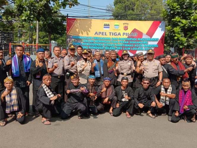 
 Apel Besar Tiga Pilar Di Mapolrestabes Polda Jabar Jelang OPS Lilin Lodaya 2019