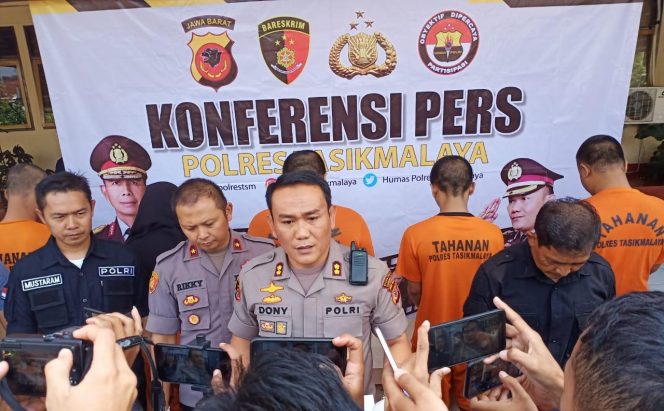 
 Polres Tasikmalaya Polda Jabar Ungkap Kasus Tindak Pidana Narkotika