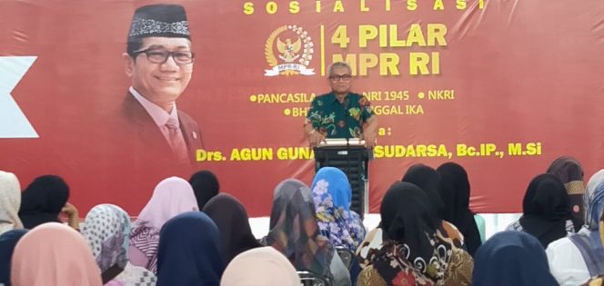 
 Sosialisasi 4 Pilar Bersama Anggota MPR RI Dari Fraksi Golkar, Drs. Agun Gunajar Sudarsa, BC.Ip.,M.Si