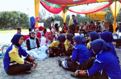 Teks: Klub Drumb Band asal SMAN 3 Langsa