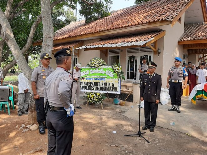 
 Upacara Pemakaman Almarhum Aiptu Suwiryo Polres Indramayu Polda Jabar