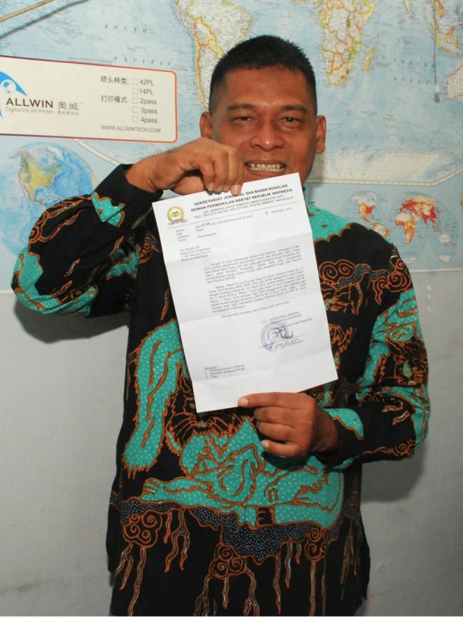 
 Rohadi : Dalam Proses Mencari Keadilan Hukum, Alhamdulillah Suratnya Dibalas DPR RI