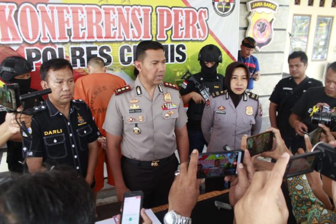 
 Konferensi Pers 3 Kasus Tindak Pidana Yang Terjadi Di Wilayah Hukum Polres Ciamis Polda Jabar