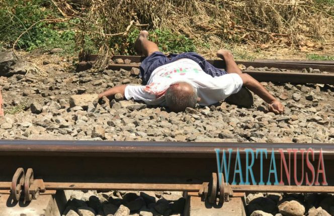 
 Kakek Asal Magersari Sidoarjo, Tewas Tersambar Kereta Api