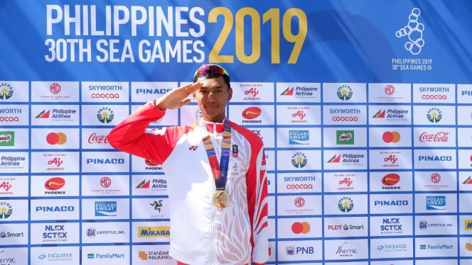 
 Kabid Humas Polda Jabar : Bripda Denri Maulidzar Alghiffari Sabet Salah Satu Medali Emas Di Ajang 30th Sea Game 2019 Philippines