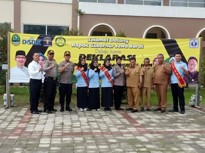 
 Humas Polda Jabar Deklarasi Sadar Hukum Ham, SMK, MA Sekitar Jawa Barat