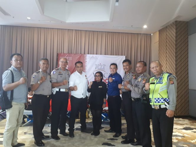
 Kabid Humas Polda Jabar : Polsek Ciawi Dengan Hotel Buvhana Horison Bersinergi Kegiatan Donor darah