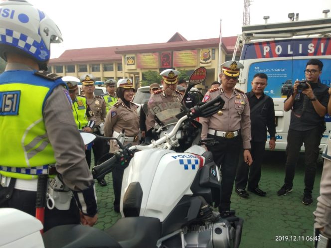 
 Dir Lantas Polda Jabar Cek Persiapan Sarana Prasarana Jelang Natal Dan Tahun Baru 2019-2020.