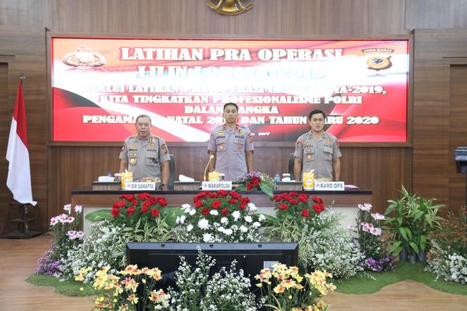 Wakapolda Jabar Mantapkan Sinergitas Dan Soliditas Polri, TNI, Pemda, Dan Instansi Terkait Dalam Pengamanan Natal 2019 Dan Tahun Baru