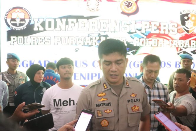 
 Pengungkapan Pelaku Pencurian Dan Penipuan Online Polres Purwakarta Polda Jabar