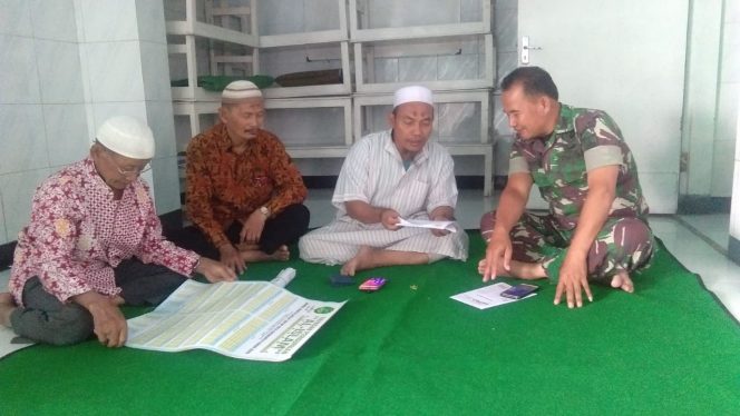 
 Sambutan Hangat Dari Takmir Masjid Kepada Danramil 04/Jebres