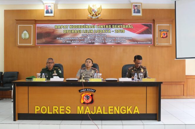 
 Rapat Koordinasi Lintas Sektoral Operasi Lilin Lodaya 2019 Dan Tahun Baru 2020 Polda Jabar
