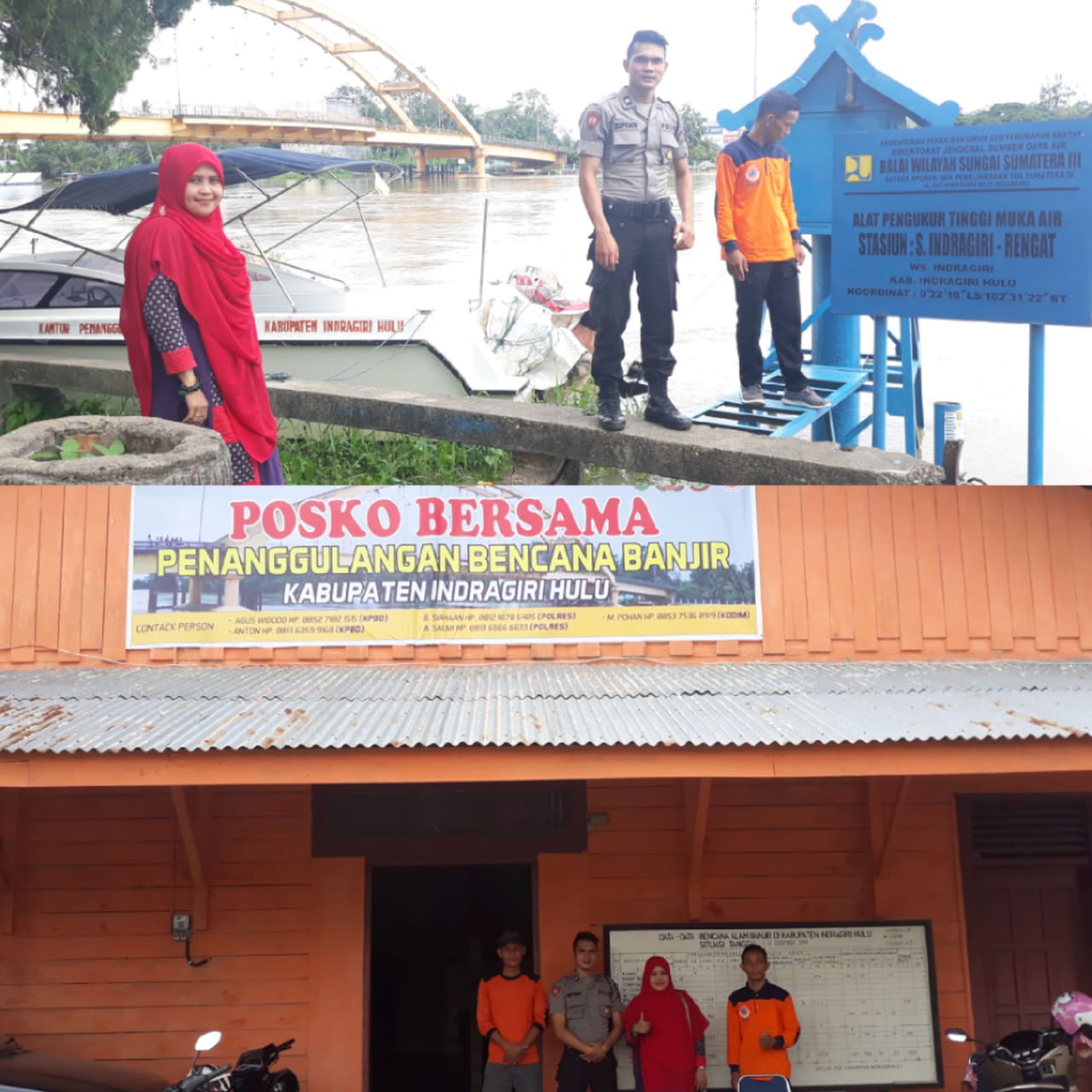 
 40 Desa Terendam Banjir, Kabupaten Indragiri Hulu Riau Siaga 2