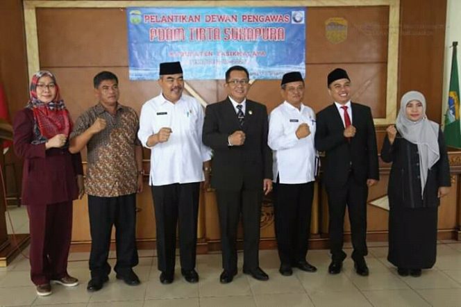 
 Dewan Pengawas PDAM Tirtasukapura Periode 2019 – 2023 Resmi di Lantik