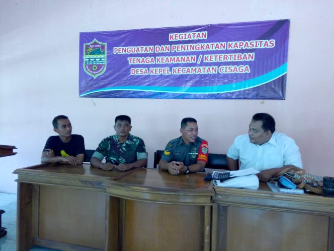 
 Serah Terima Tugas Baru Babinsa Desa Kepel SERTU Sobri Bersama SERKA Darno