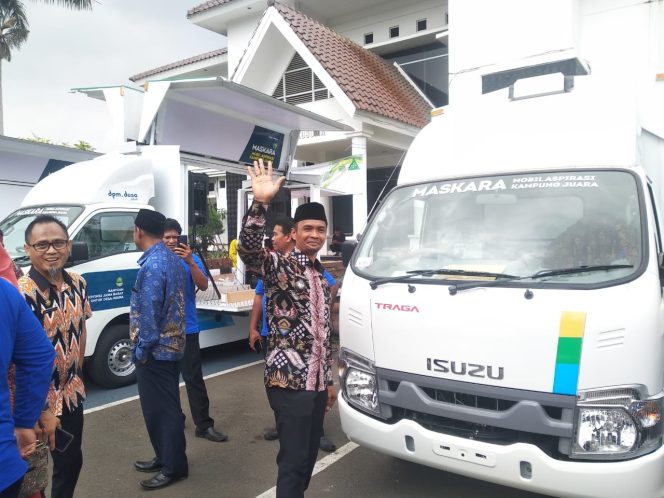 
 Luar Biasa, Kades dengan Masa baru 15 bulan sudah membawa nilai Positif, Pemrov.Jabar berikan mobil (MASKARA)