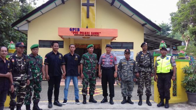 
 Perayaan Natal 2019 dan Tahun Baru 2020, Kodim Boyolali Mensiagakan Anggotanya Untuk Membantu Kepolisian Dalam Pengamanan