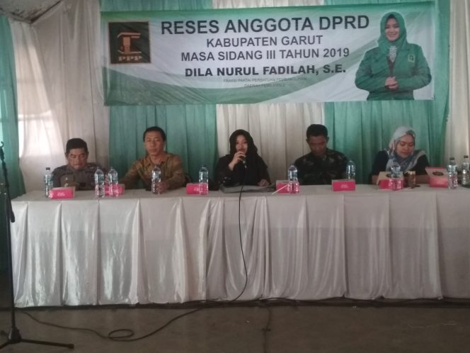 
 Reses DPRD Kab.Garut Komisi II Dila Nurul Fadilah, S.E., fraksi Persatuan Pembangunan