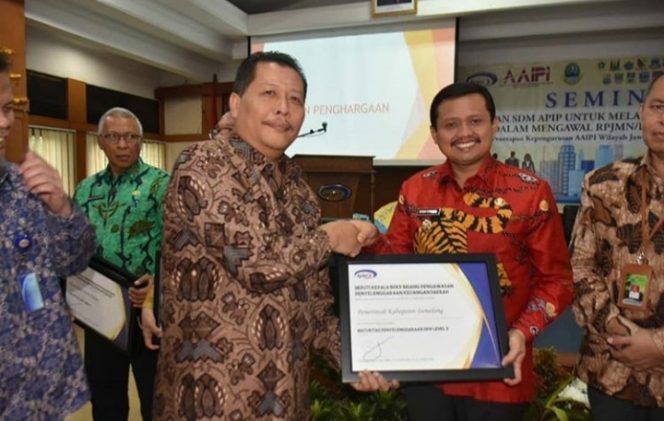
 Kabupaten Sumedang Kembali Raih Penghargaan Maturitas SPIP Level 3 dan APIP Level 3
