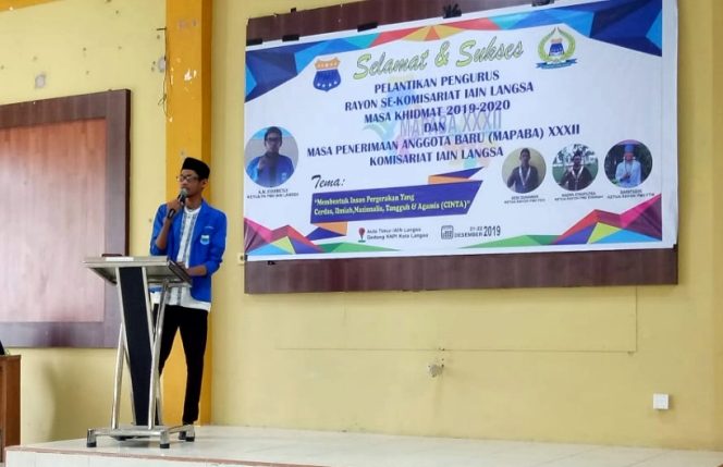
 PC PMII Langsa Lantik Pengurus Rayon dan Laksanakan Mapaba