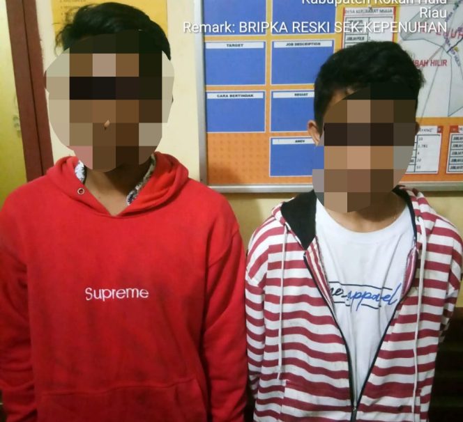 
 Dua Laki Laki Pelaku Tindak Pidana Pencurian dan Pemberatan (Curat) Berhasil Ditangkap Polsek Kepenuhan