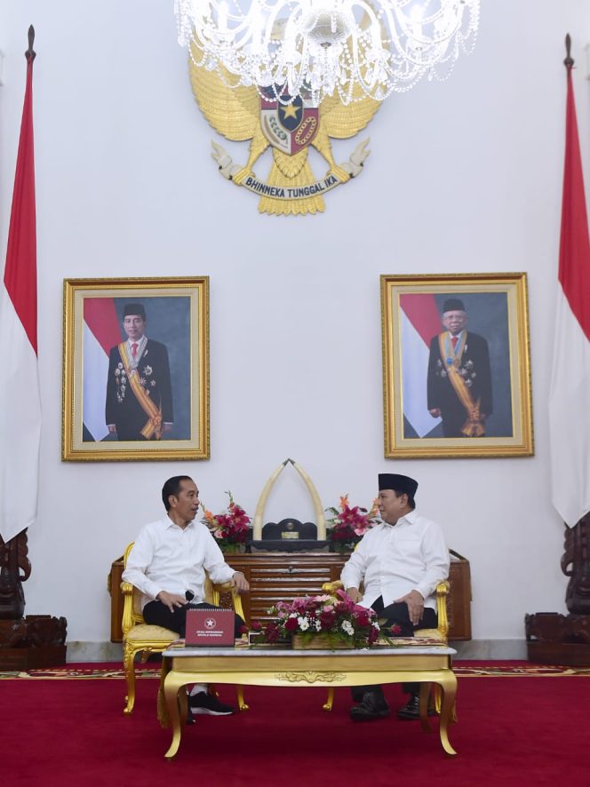 
 Prabowo Subianto Bersilaturahmi Ke Kediaman Ir. Joko Widodo Presiden RI di Yogyakarta
