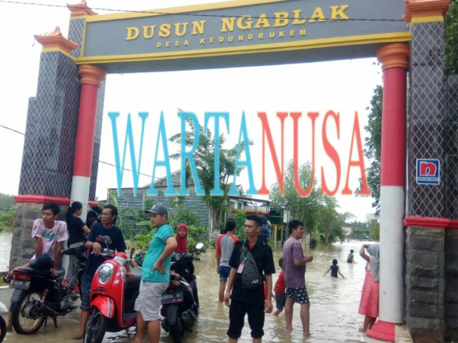 
 Tahun Baru 2020 Datang, Banjir Melanda Wilayah Kec. Benjeng Dan Kec. Balongpanggang