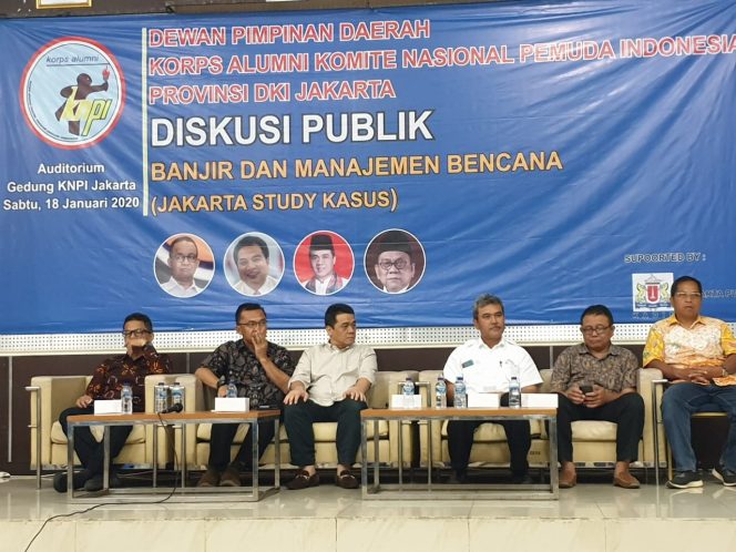 
 Alumni KNPI DKI Jakarta Gelar Diskusi Publik Terkait Banjir dan Manajemen Bencana