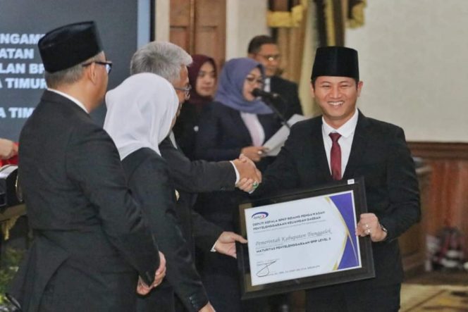 
 Raih Penghargaan Maturitas SPIP Level 3 dari BPK-RI, Bupati Trenggalek Ingin ada Penguatan Inspektorat dan Manajemen Resiko di Setiap OPD