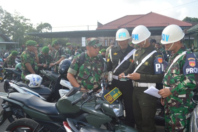 
 Pemeriksaan Kendaraan Kodim Boyolali Libatkan PM