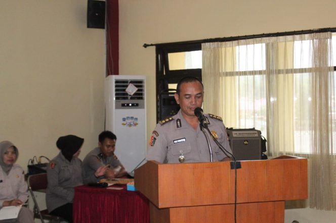 
 Sosialisasi Latihan Kerja Siswa Pendidikan Pembentukan Bintara Polri SPN Polda Jabar Tahun 2019/2020