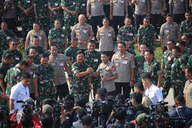 
 Panglima TNI Dan Kapolri Tegaskan Soliditas Dan Sinergitas  TNI Polri Harga Mati