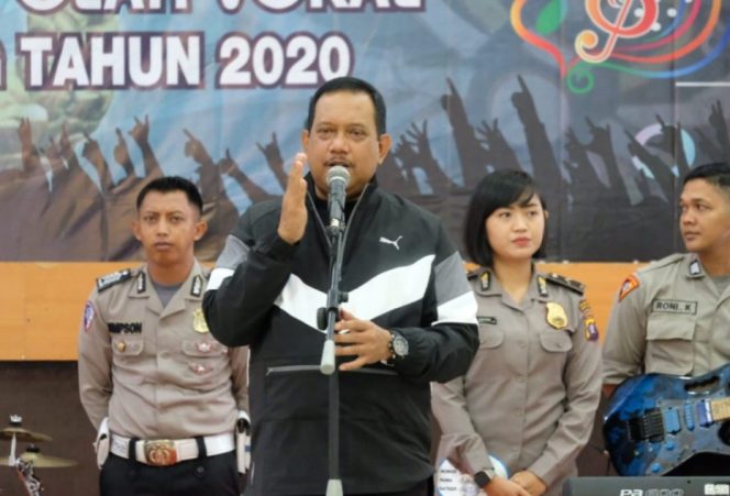 
 Wakapolda Jaring Bibit Personel Musik Dari Polres se Kalteng