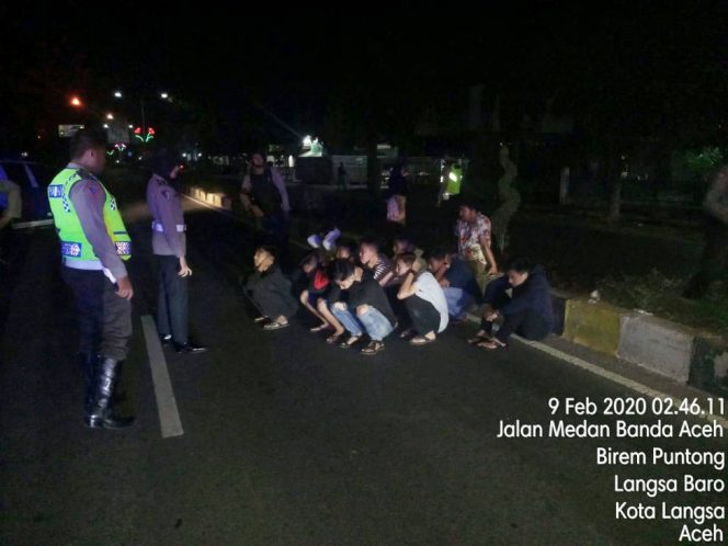 
 Cegah Balap Liar, Satlantas Polres Langsa Patroli Dini Hari