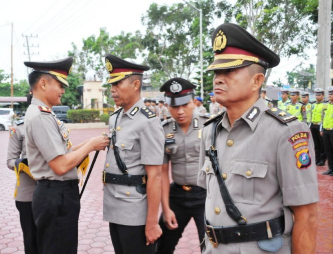 Kapolres Langsa Pimpin Sertijab Kabag Ren