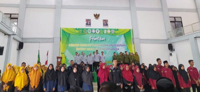 
 Sejumlah Ormawa FTIK IAIN Langsa di Lantik Bersama