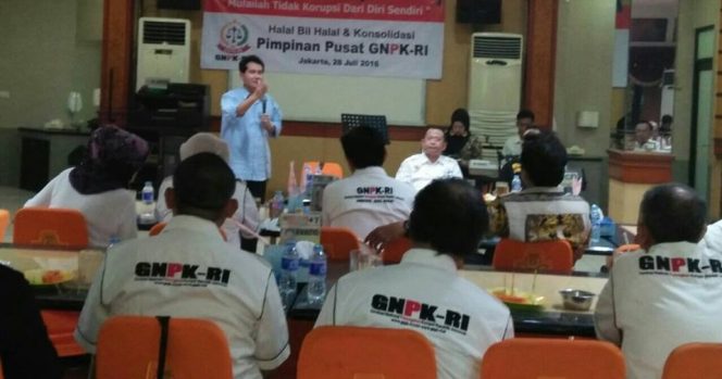 
 Pembina GNPK RI Jelaskan Strategi Pendekatan Dalam Pencegahan Korupsi