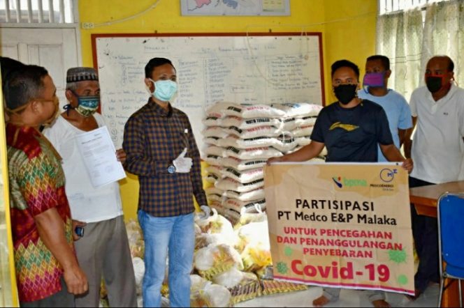 Kepedulian PT Medco ke Masyarakat Terdampak Covid-19