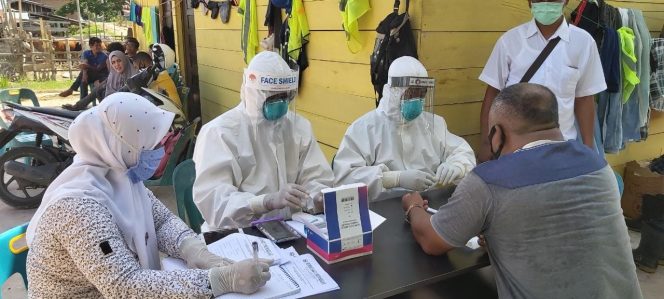 Hasil Rapid Test 31 Pekerja PT. Adhi Karya Asal Sumut Non-Reaktif Covid-19