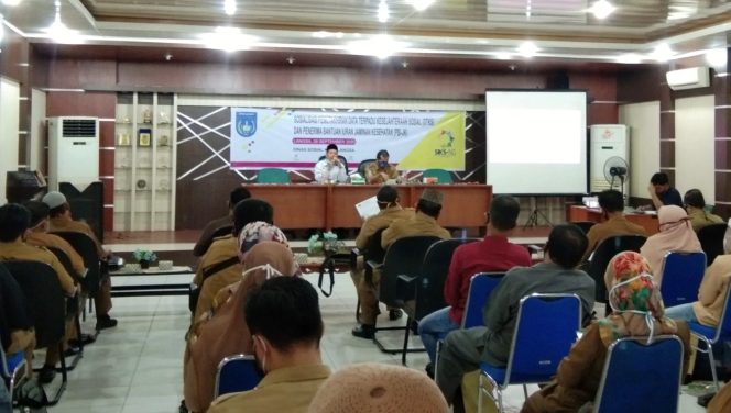 
 Dinsos Sosialisasi Verval DTKS dan PBI-JK ke Gechik se Kota Langsa