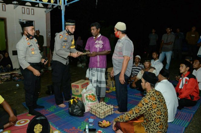 
 Keprihatinan Polres Langsa Santuni Keluarga Korban Pembunuhan di Birem Bayeun