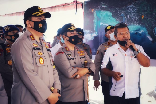 
 Kabaharkam Polri Cek Kesiapan Sirkuit MotorGP 2021 Jalan Raya Mandalika